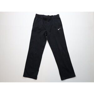 Vtg Y2K Nike Boys XL Travis Scott Mini Swoosh Fleece Lined Wide Led Sweatpants
